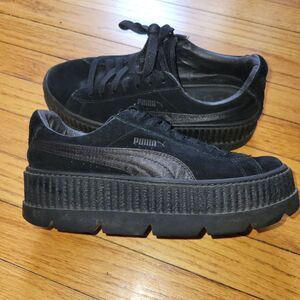 Fenty Puma by Rihanna Women Black Sneakers US 8.5 Chunky Triple Black
